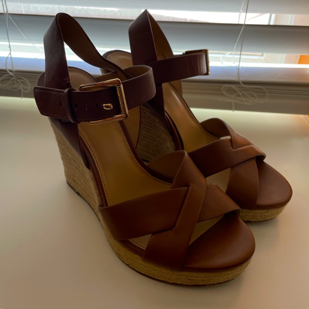 Michael Kors Brown Wedges - Size 7